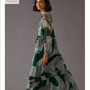 The Marais Printed Chiffon Maxi Dress
By Anthropologie, size S